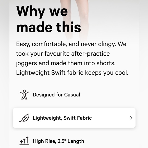 lululemon Studio shorts High Rise 3.5” - Picture 3 of 6